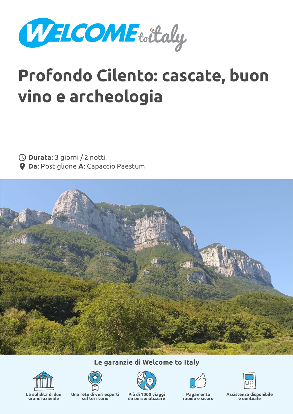 Profondo Cilento: Cascate, Buon Vino E Archeologia