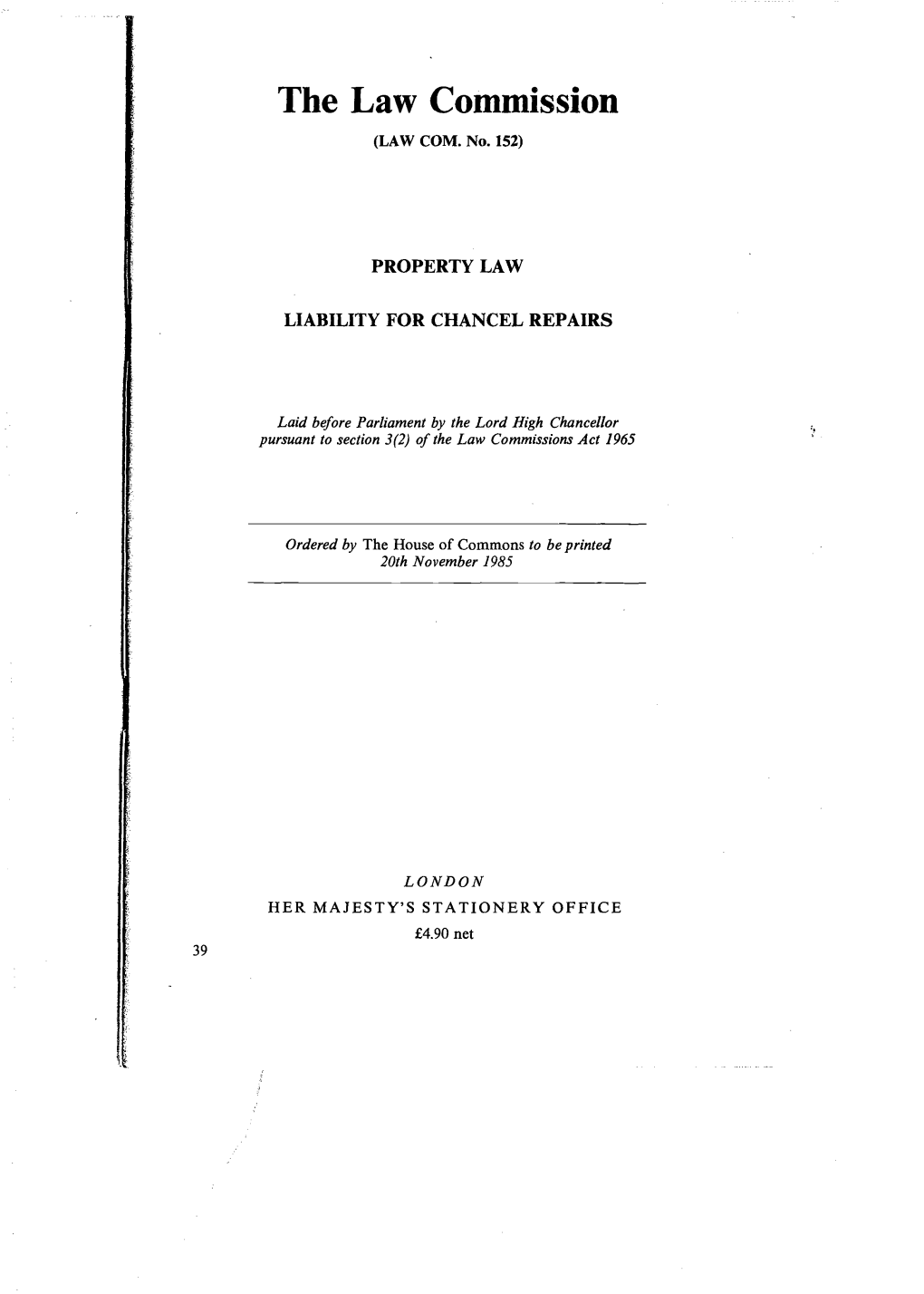 LC.-152-PROPERTY-LAW-LIABILITY-FOR-CHANCEL-REPAIRS.Pdf