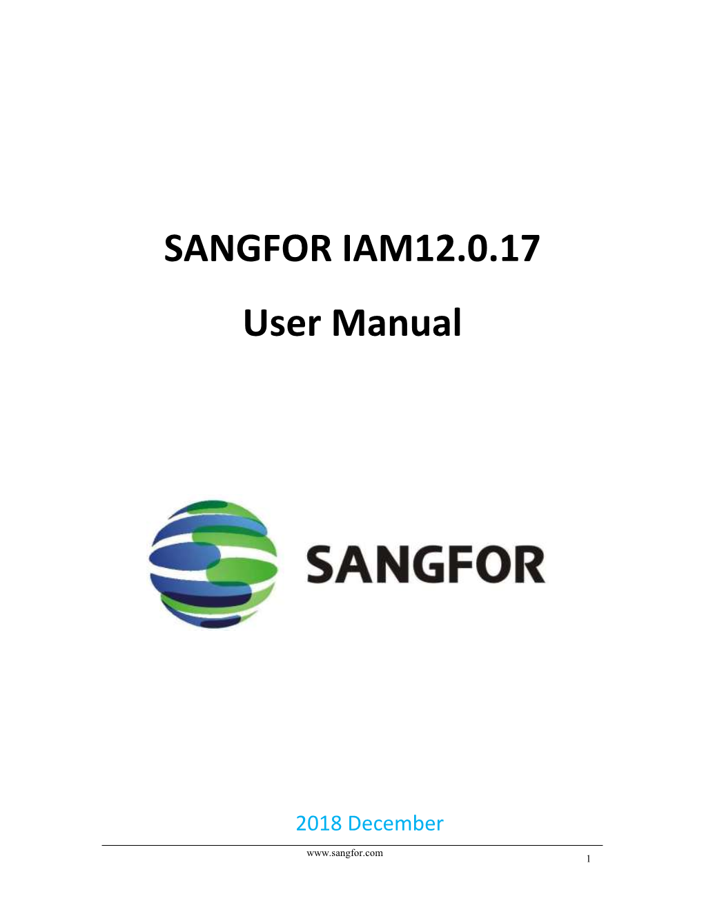 Sangfor IAM User Manual 12.0.17