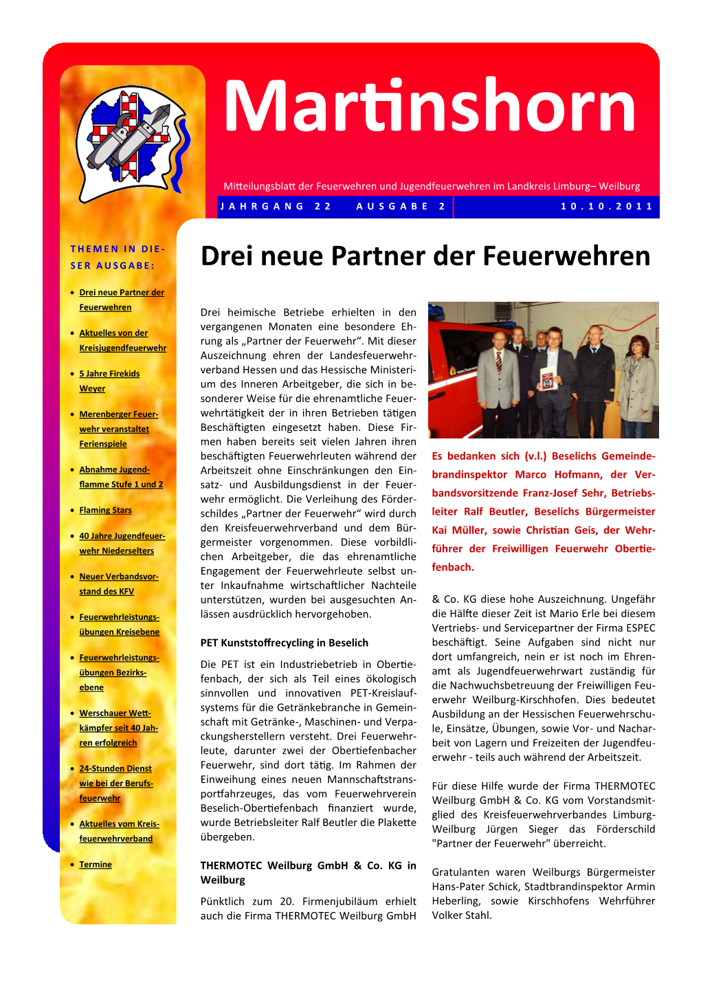 Drei Neue Partner Der Feuerwehren