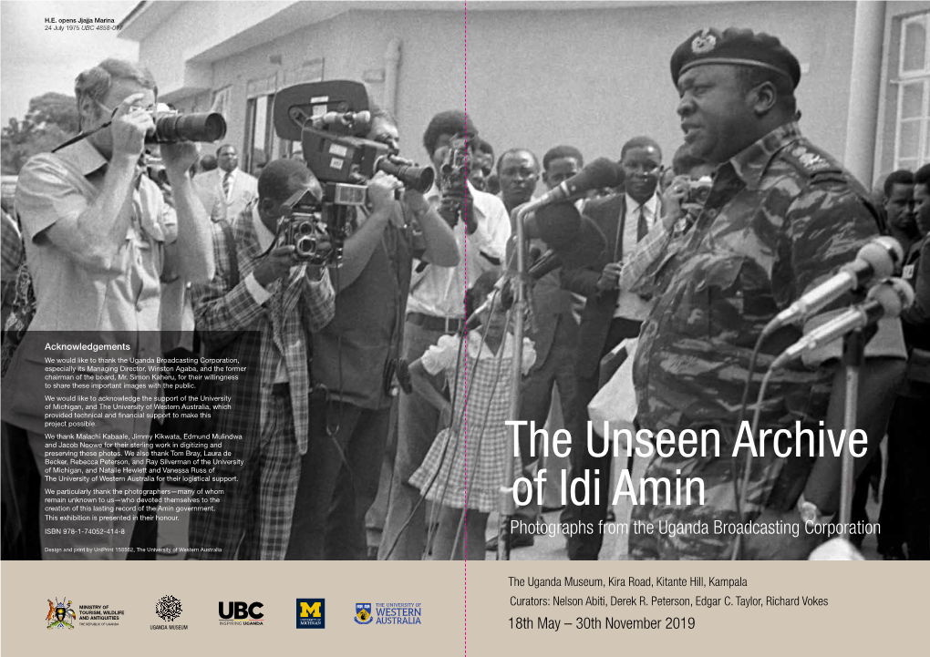 The Unseen Archive of Idi Amin