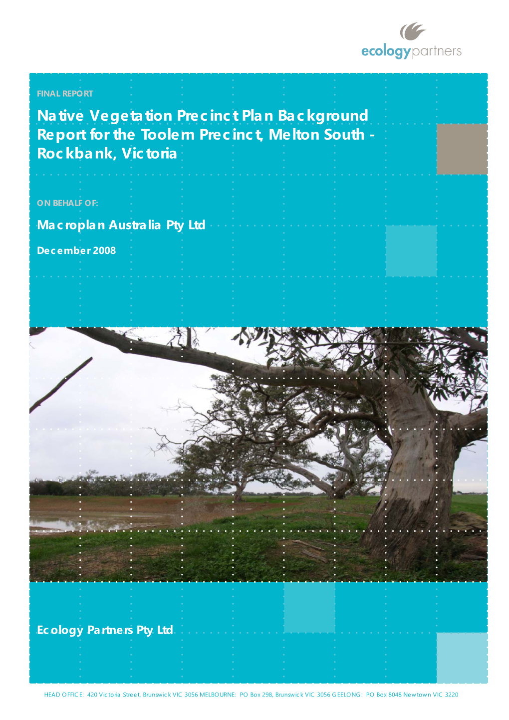 Native Vegetation Precinct Plan Background Report for the Toolern Precinct, Melton South - Rockbank, Victoria