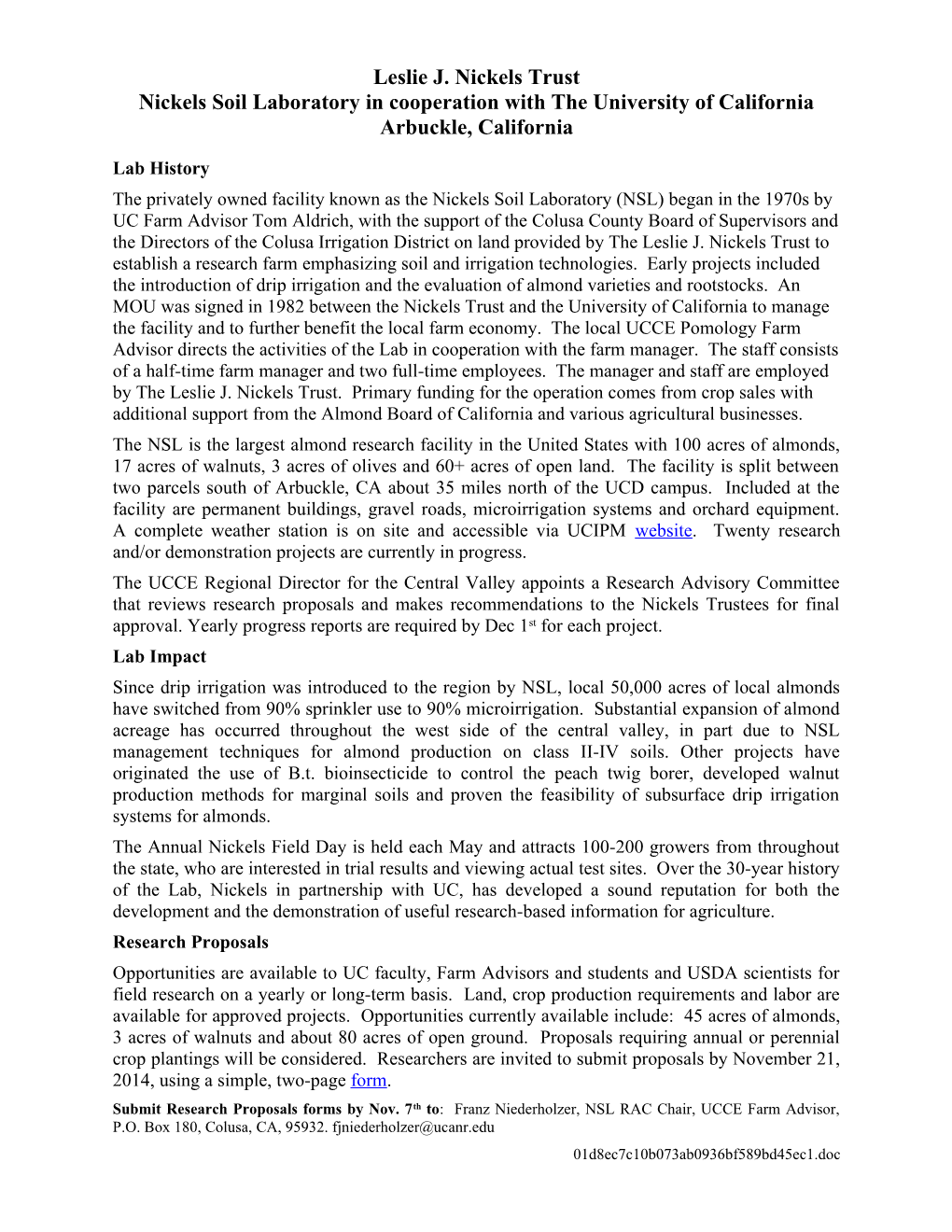 This Letter Announces a Call for Proposals for Year 2000 Research A