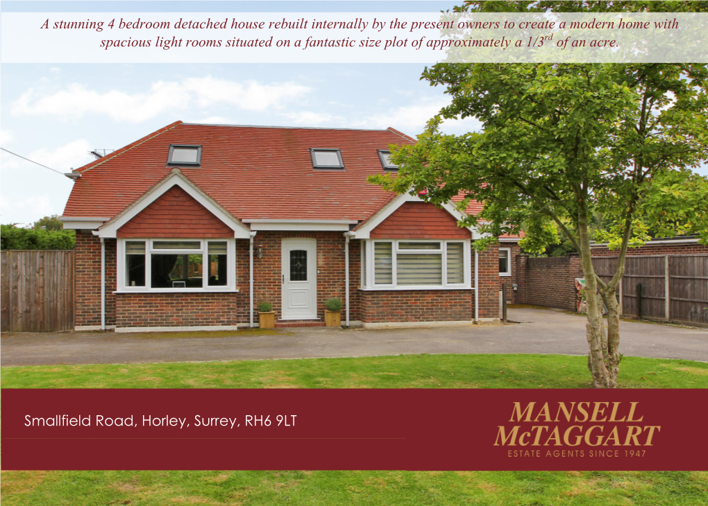 A Stunning 4 Bedroom Detached House Rebuilt Internally by The