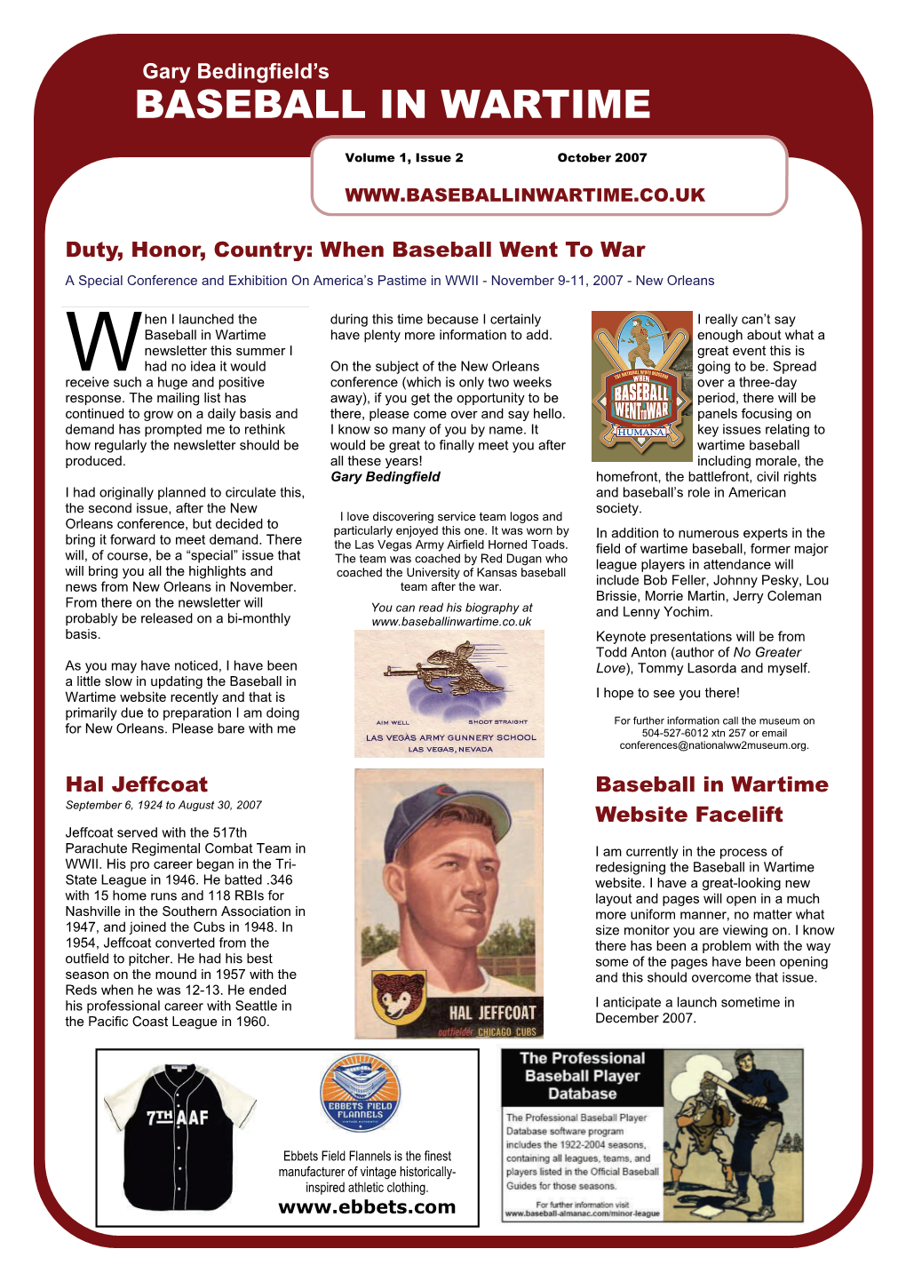 BIW Newsletter Vol1 No2 November 2007