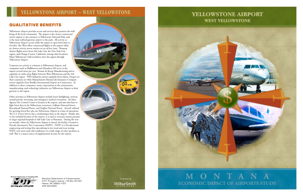 Economic Impact of Airports Study, Yellowstone Airport