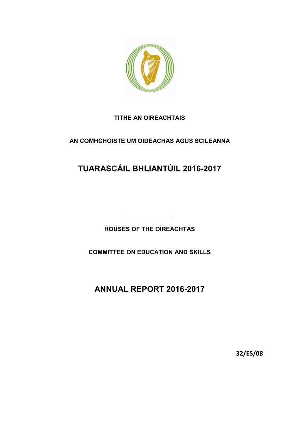 Tuarascáil Bhliantúil 2016-2017 Annual Report