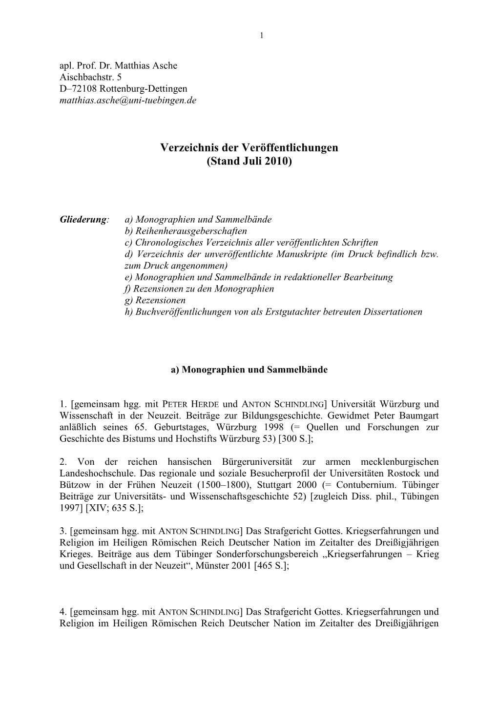 Veröffentlichungen Asche 7-10