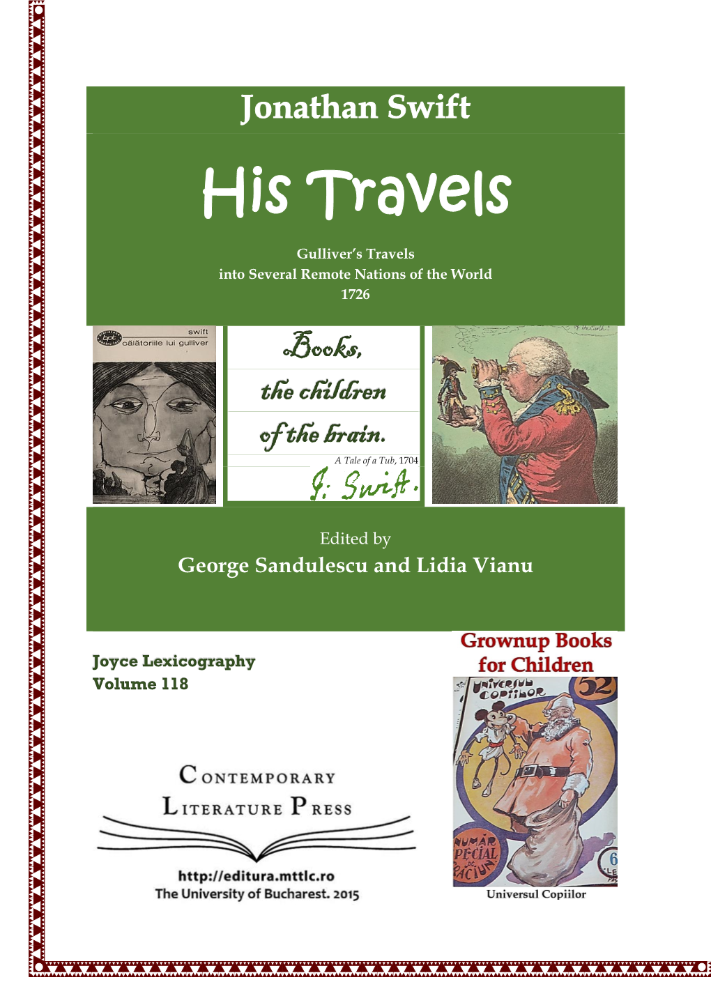 Jonathan Swift—His Travels Oscar Wilde—His Tales