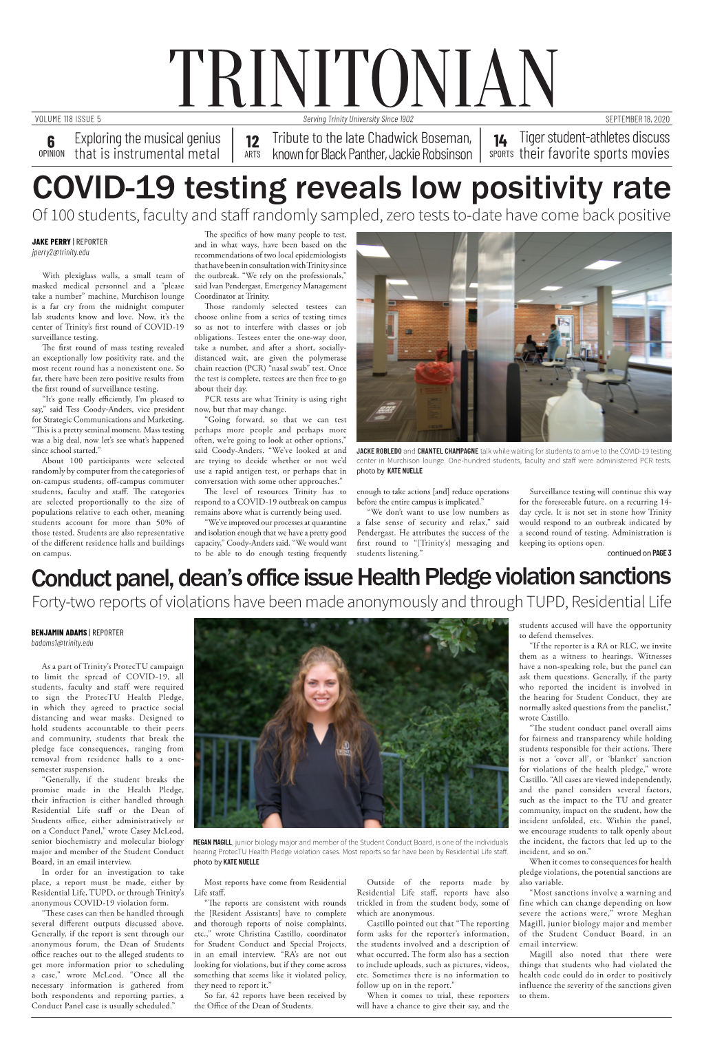 COVID-19 Testing Reveals Low Positivity Rate