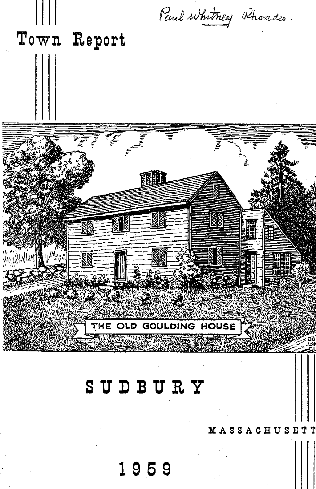 1954-1965 Sudbury, Massachusetts