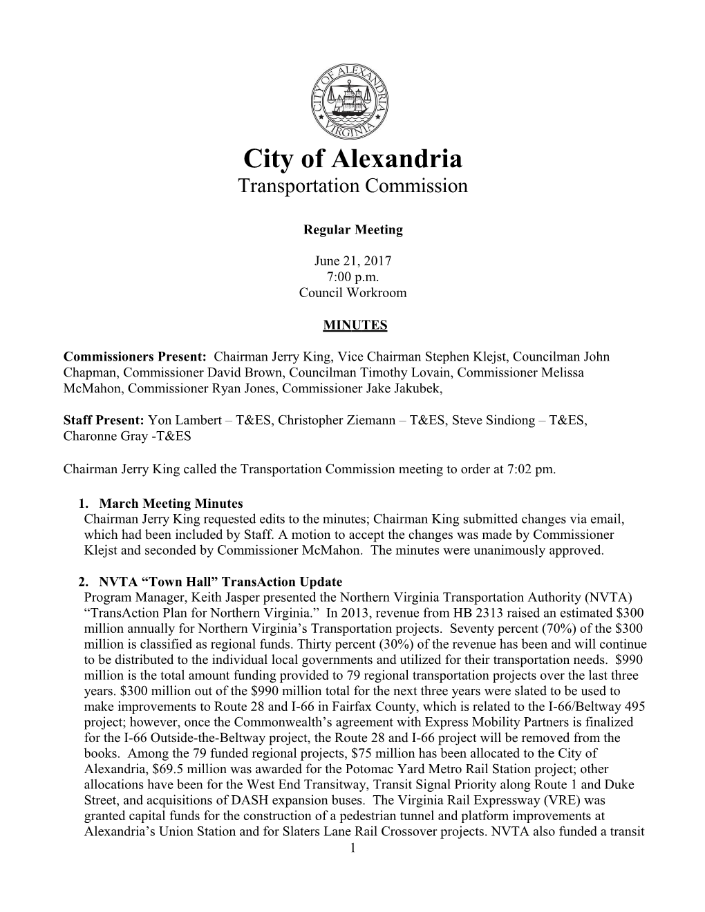 City of Alexandria