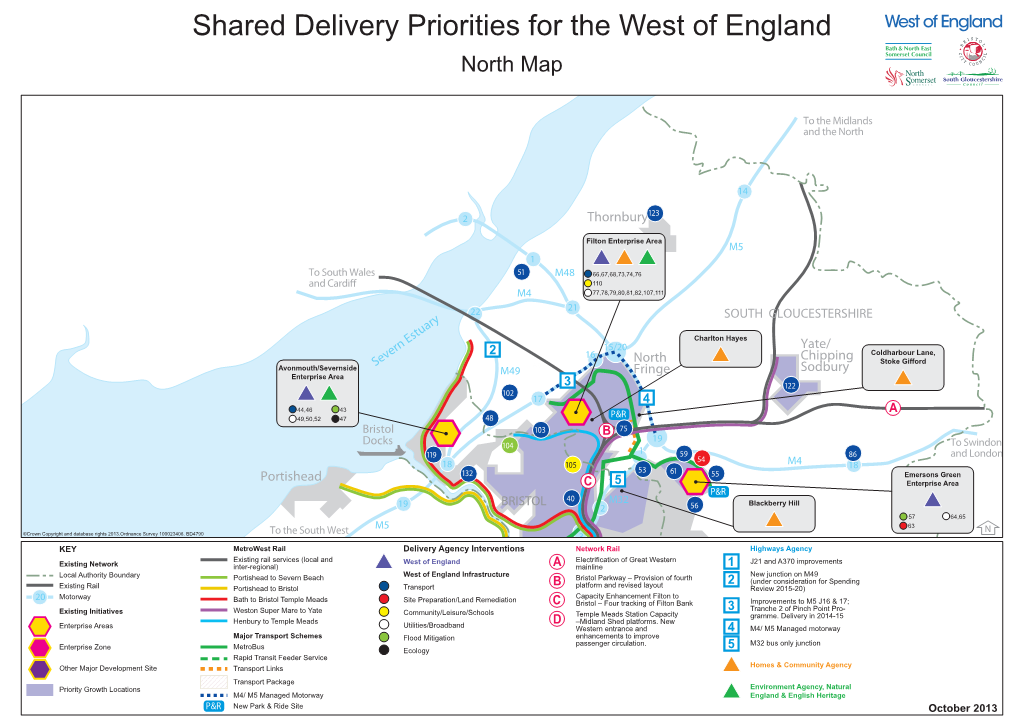 Shared Delivery Agencies Map North