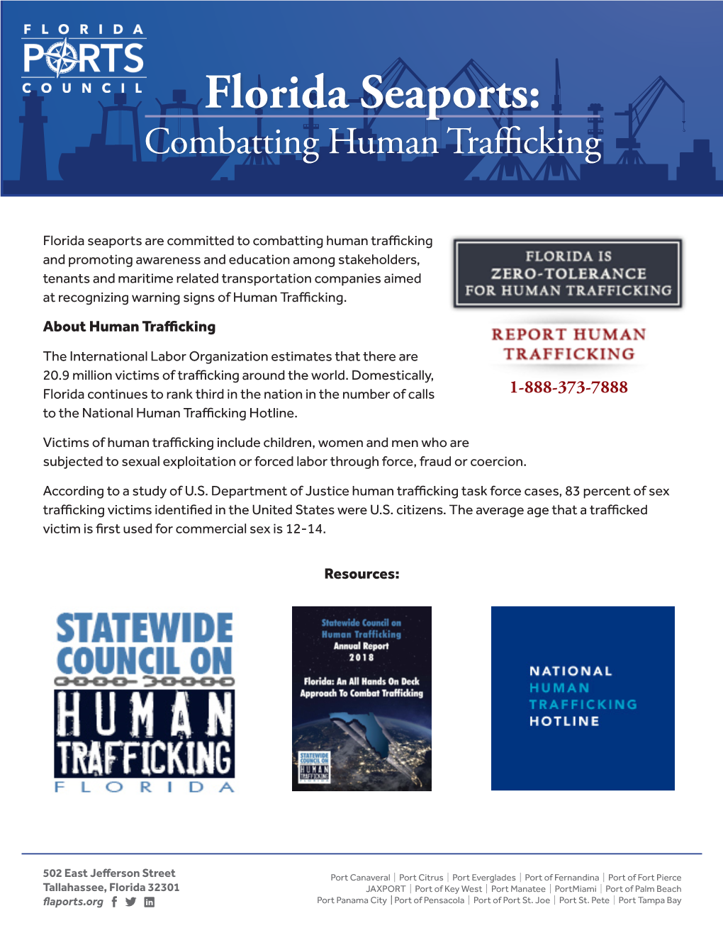 Combatting Human Trafficking