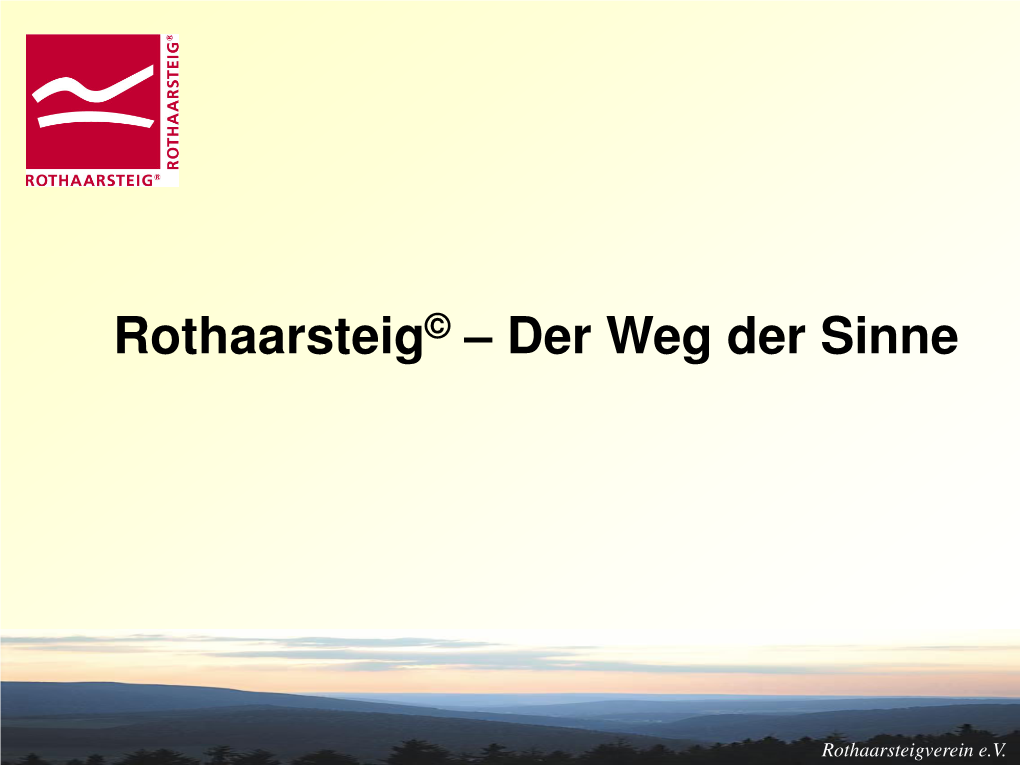 Thomas Weber: Rothaarsteig