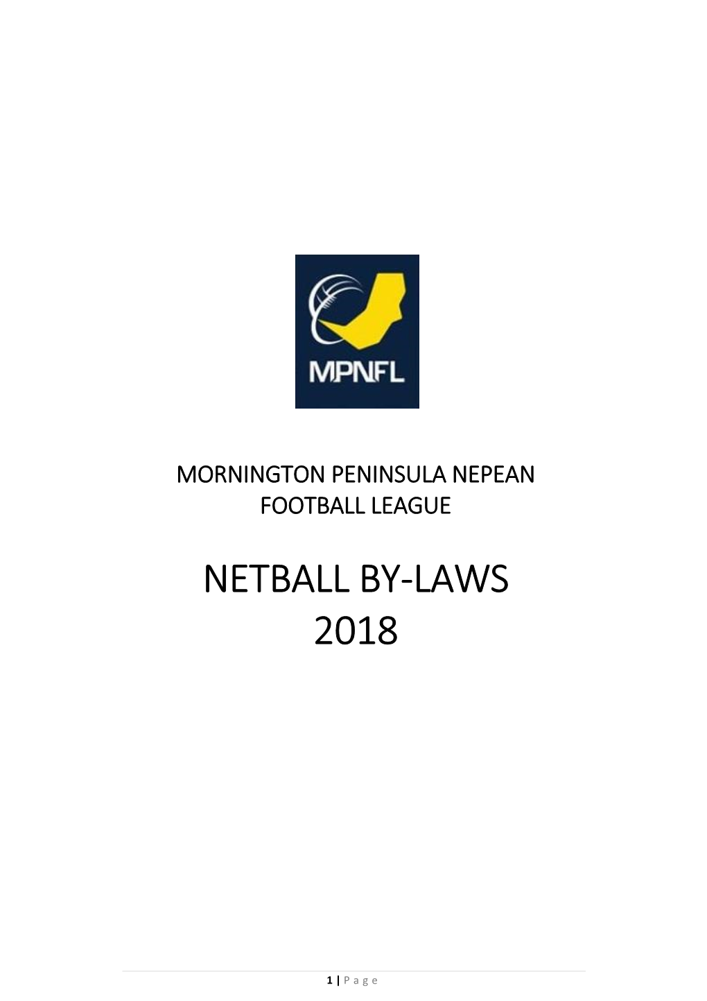 Netball By-Laws 2018