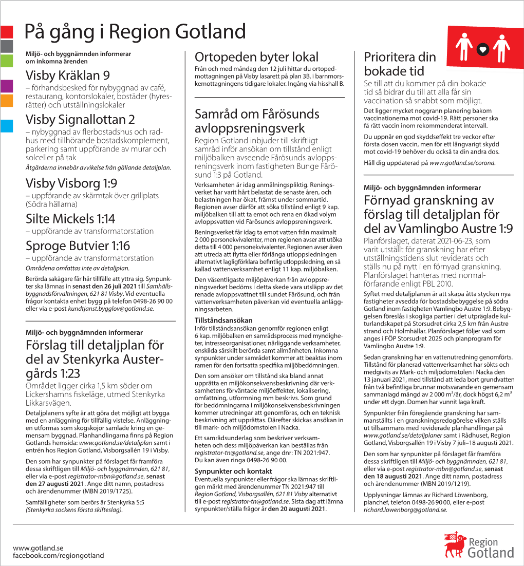 På Gång I Region Gotland