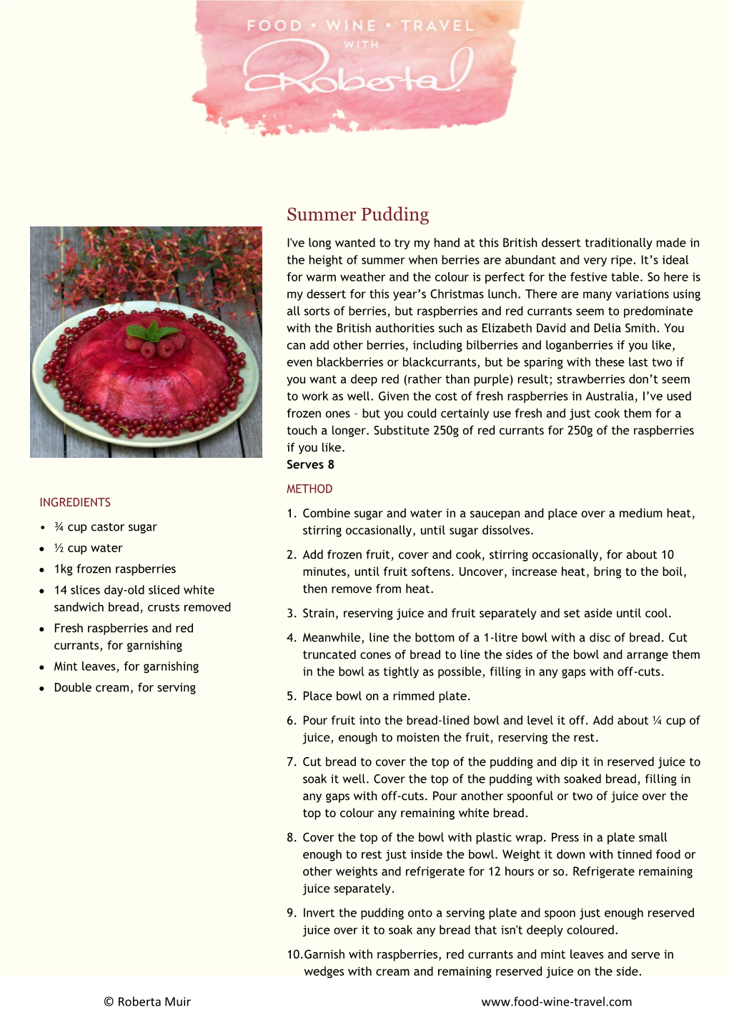 Summer Pudding