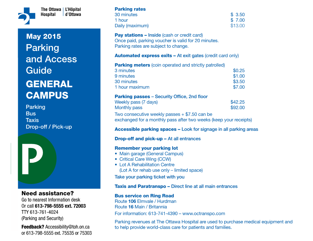 Parking and Access Guide