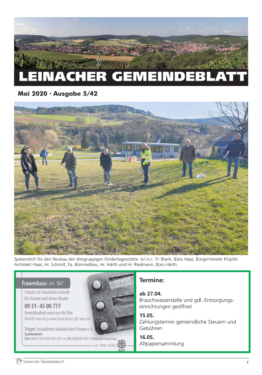 Mai 2020 · Ausgabe 5/42 Termine