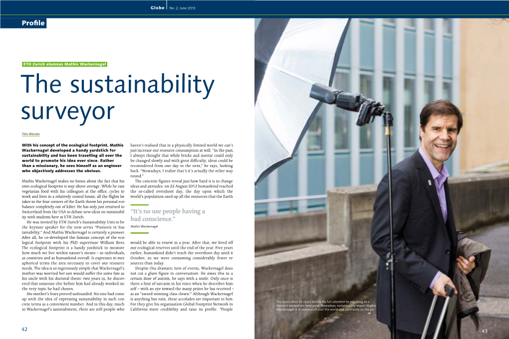 The Sustainability Surveyor