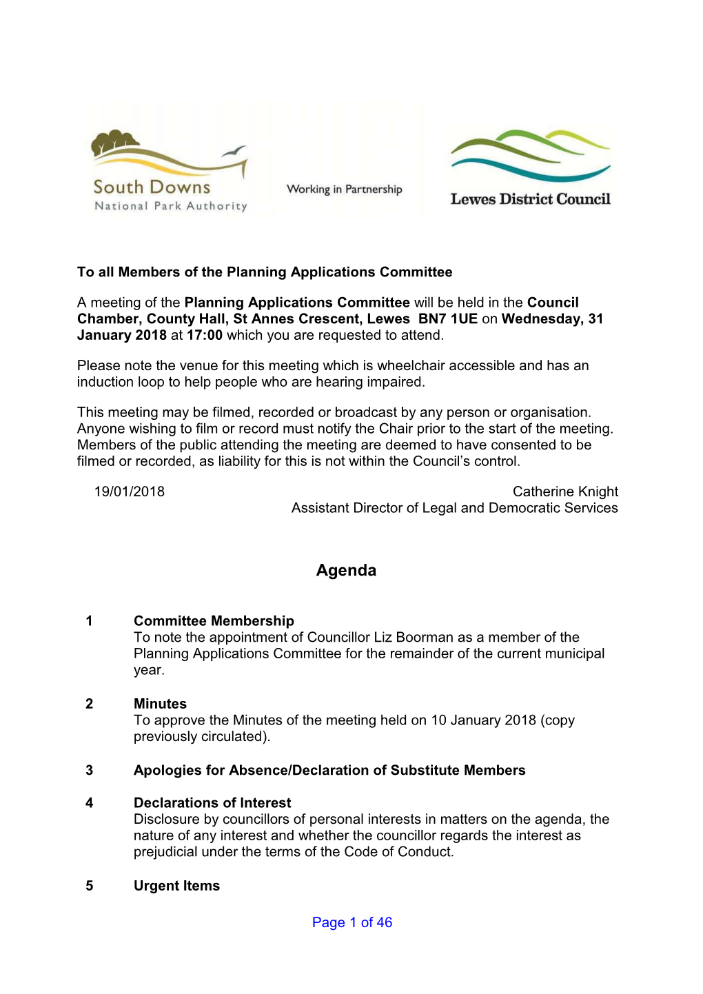 Planning Applications Committee