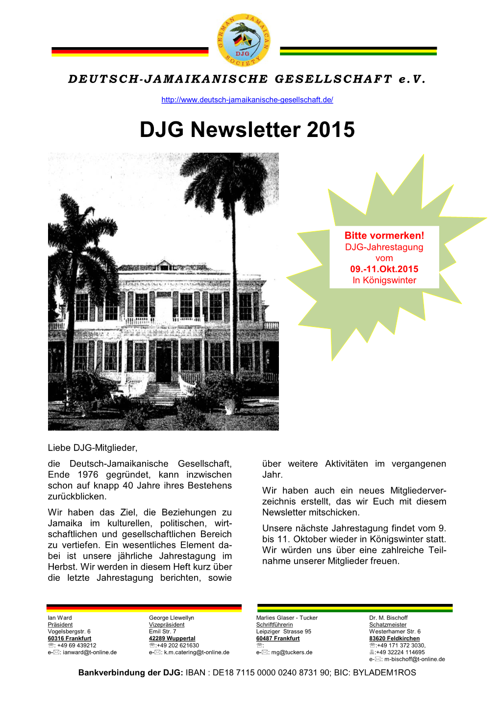 DJG Newsletter 2015