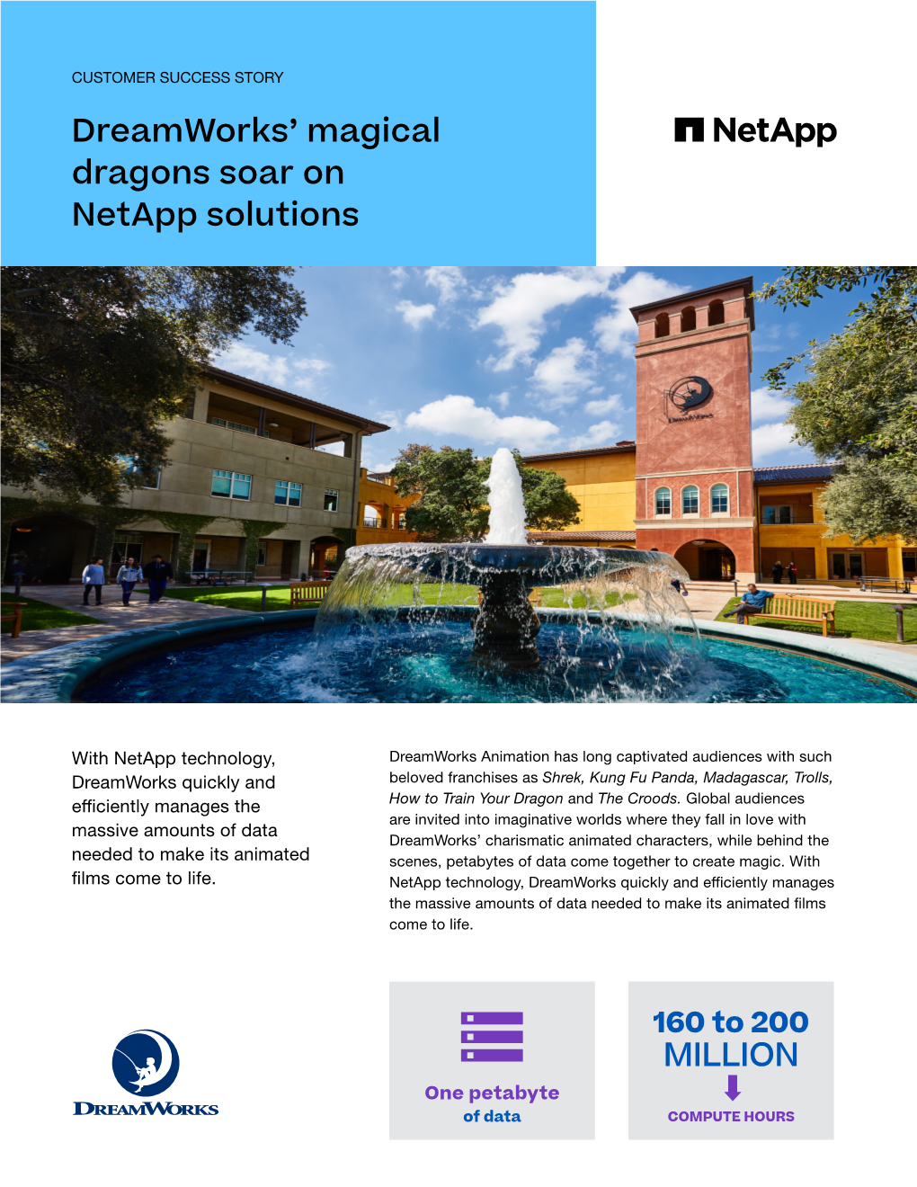 Dreamworks' Magical Dragons Soar on Netapp Solutions