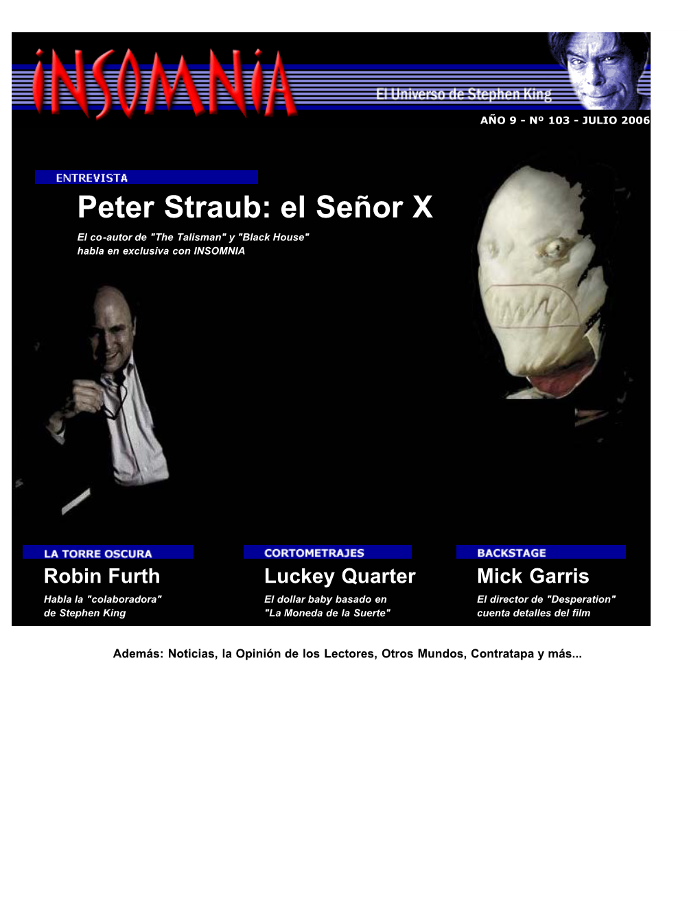 Peter Straub: El Señor X El Co-Autor De 