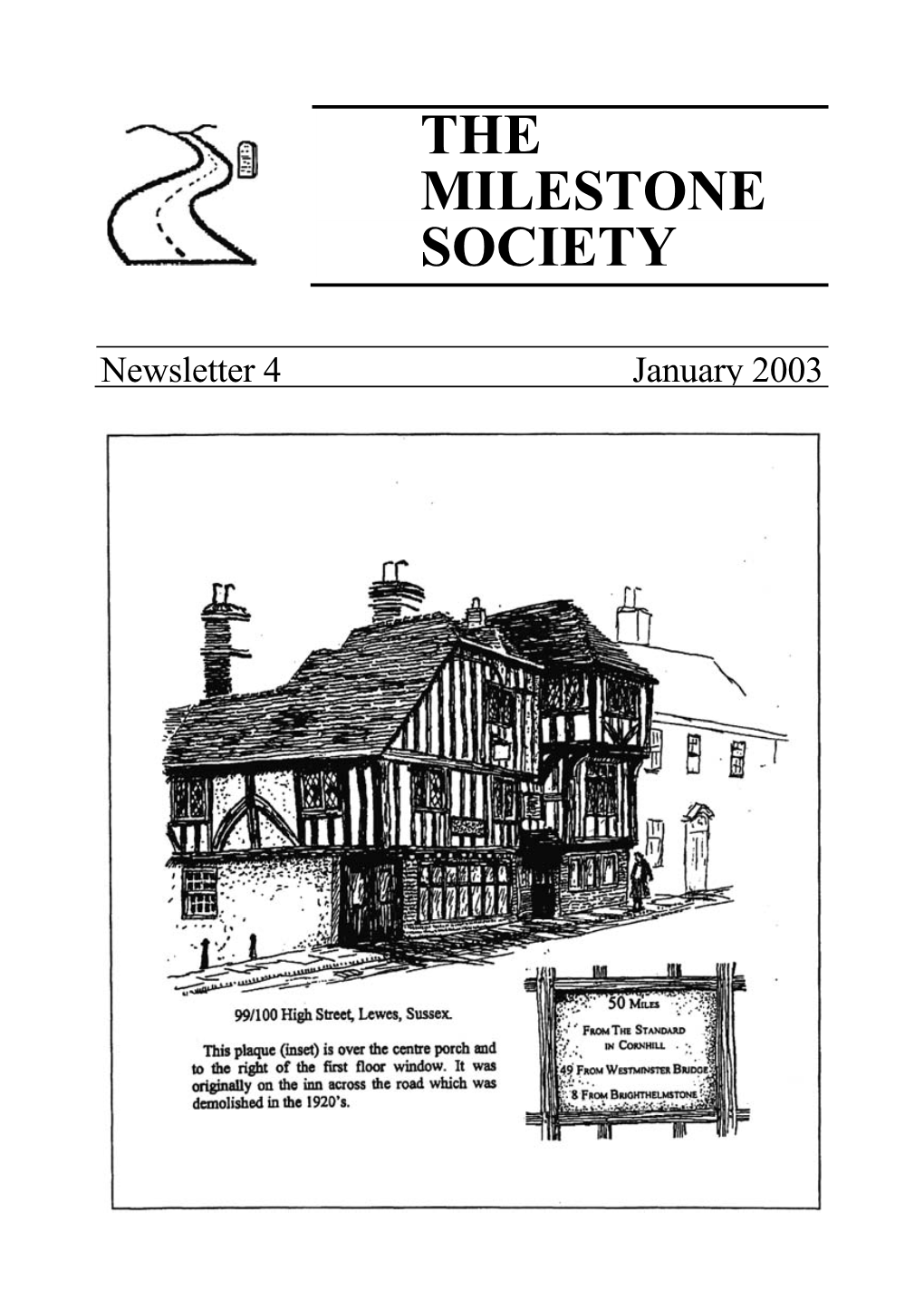 Newsletter 4 January 2003