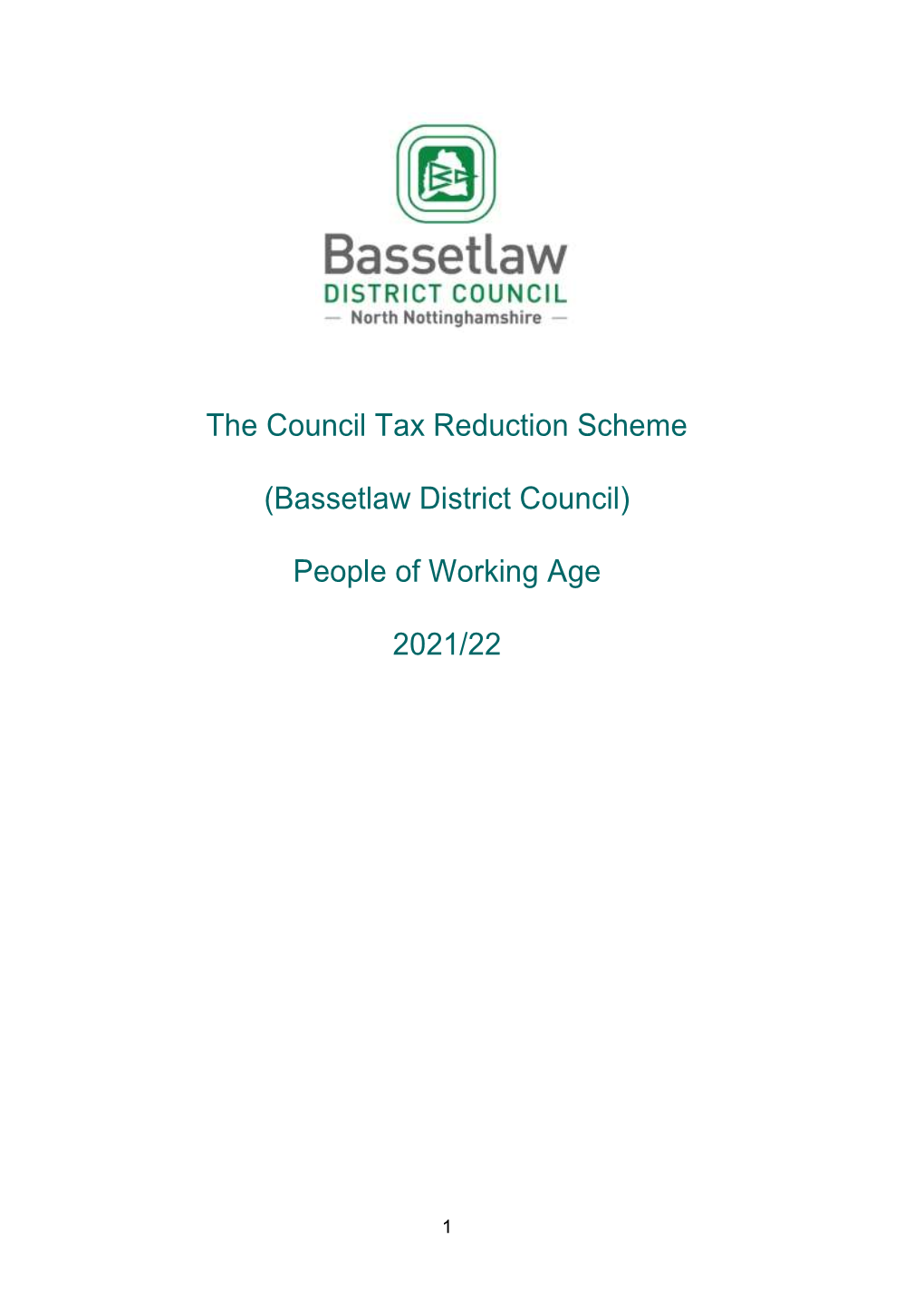 Council Tax Reduction Scheme Working