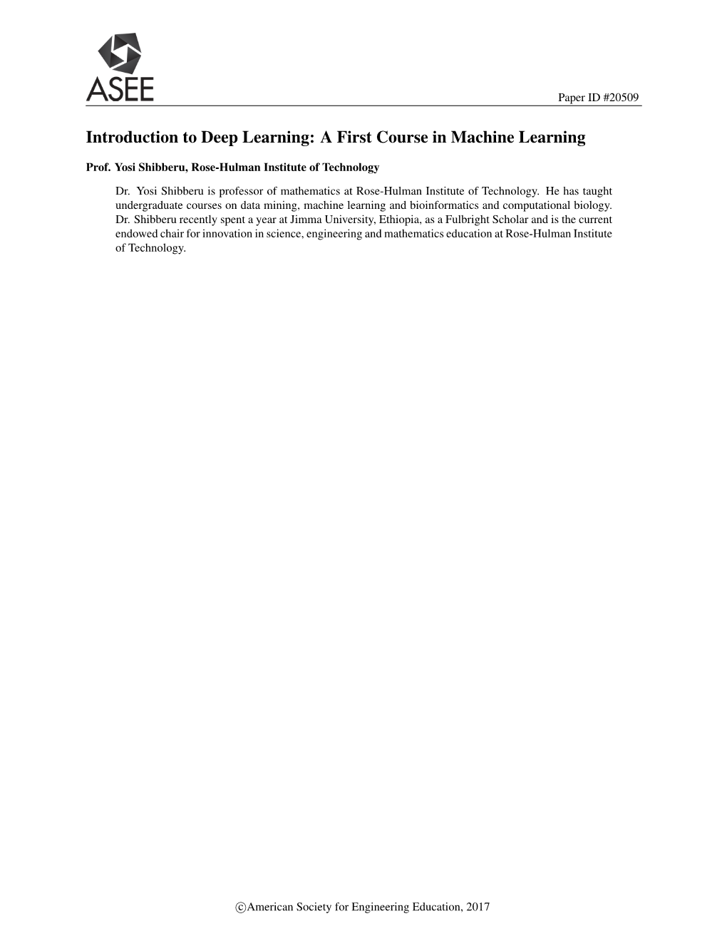 A First Course in Machine Learning