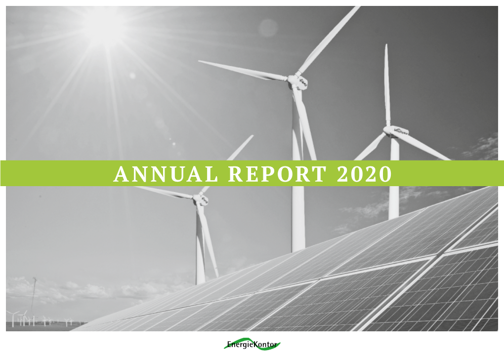 Annual Report 2020 Annual Report 2020 1