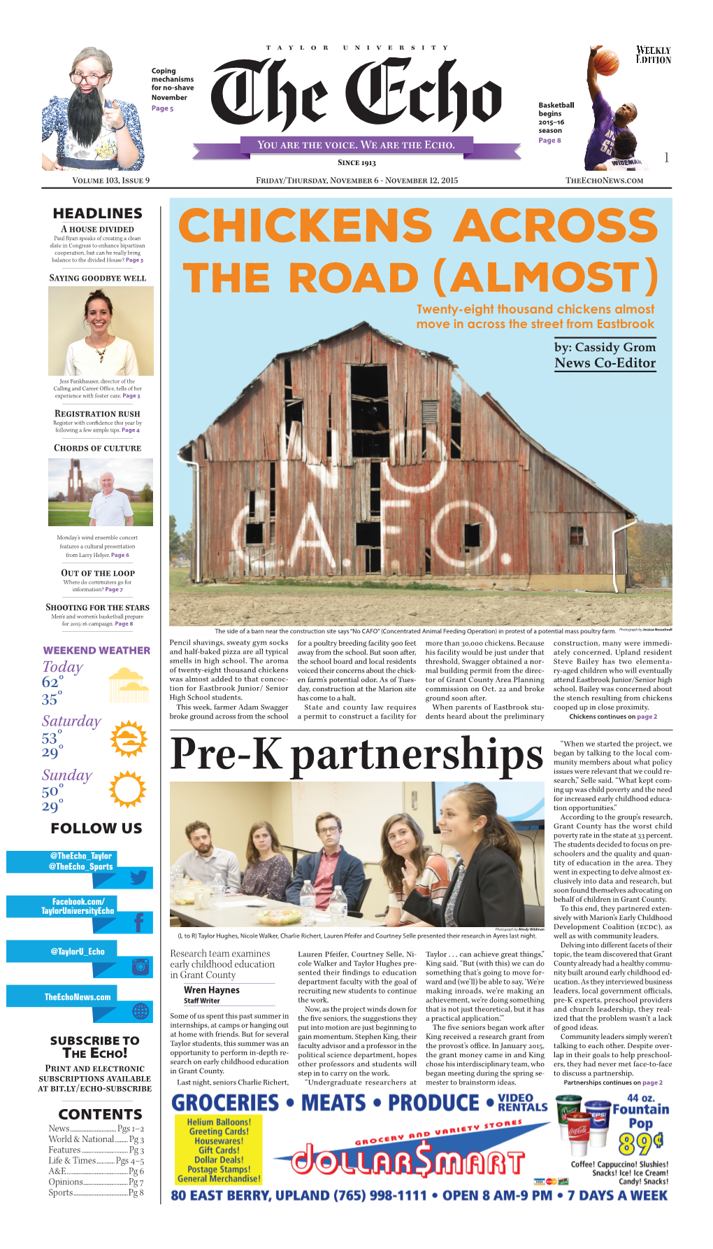 The Echo: November 6, 2015