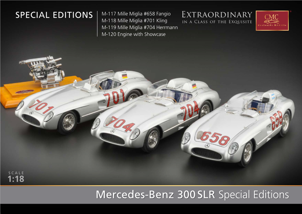 Mercedes-Benz 300 SLR Special Editions Mercedes-Benz 300 SLR Mille Miglia