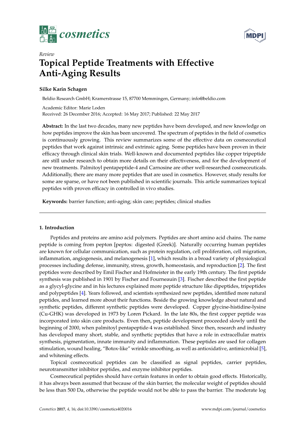 Topical Peptide Treatments with Effective Anti-Aging Results