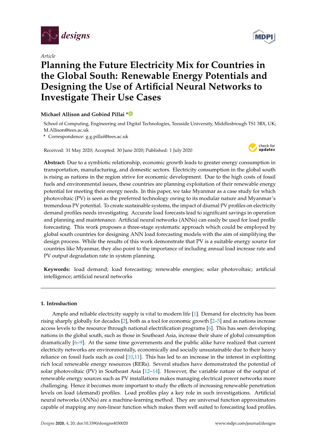 Planning the Future Electricity Mix for Countries in the Global South