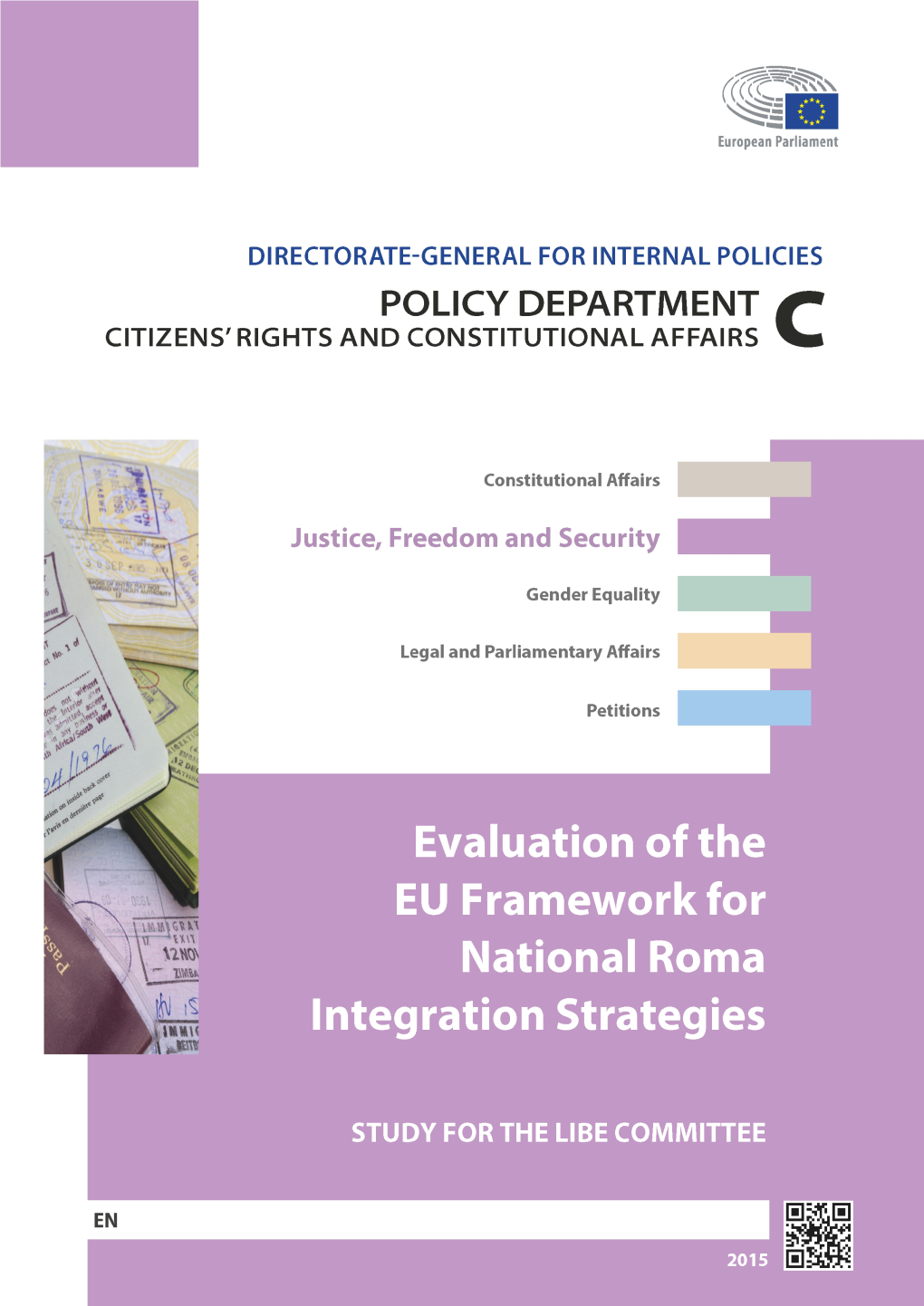 Evaluation of the EU Framework for National Roma Integration Strategies