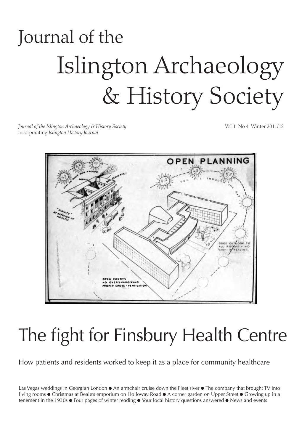 Journal of the Islington Archaeology & History Society