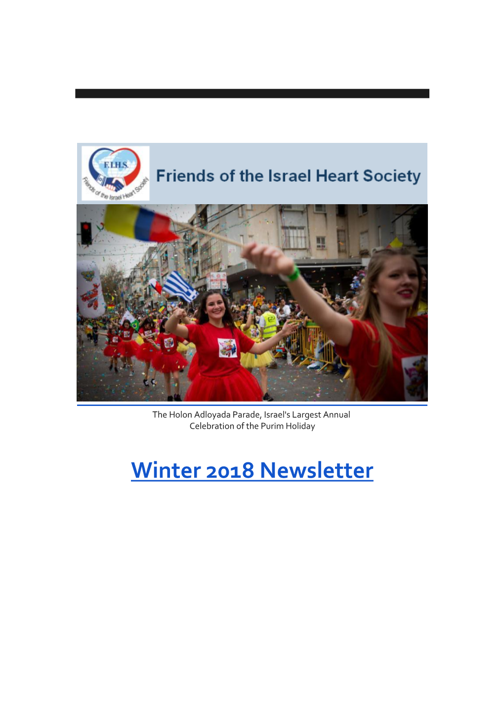 Winter 2018 Newsletter