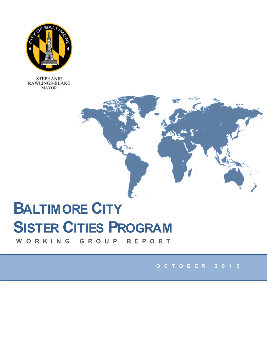 Baltimore Sister Cities Report 2015