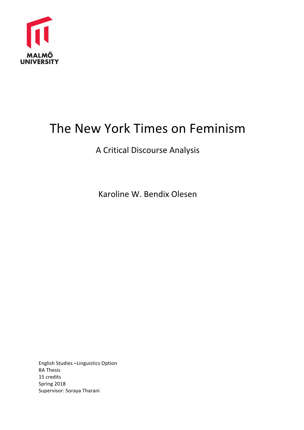 The New York Times on Feminism