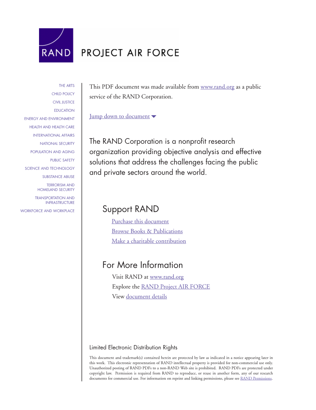 Cost-Benefit Analysis of the 2006 Air Force Materiel Command Test and Evaluation Proposal