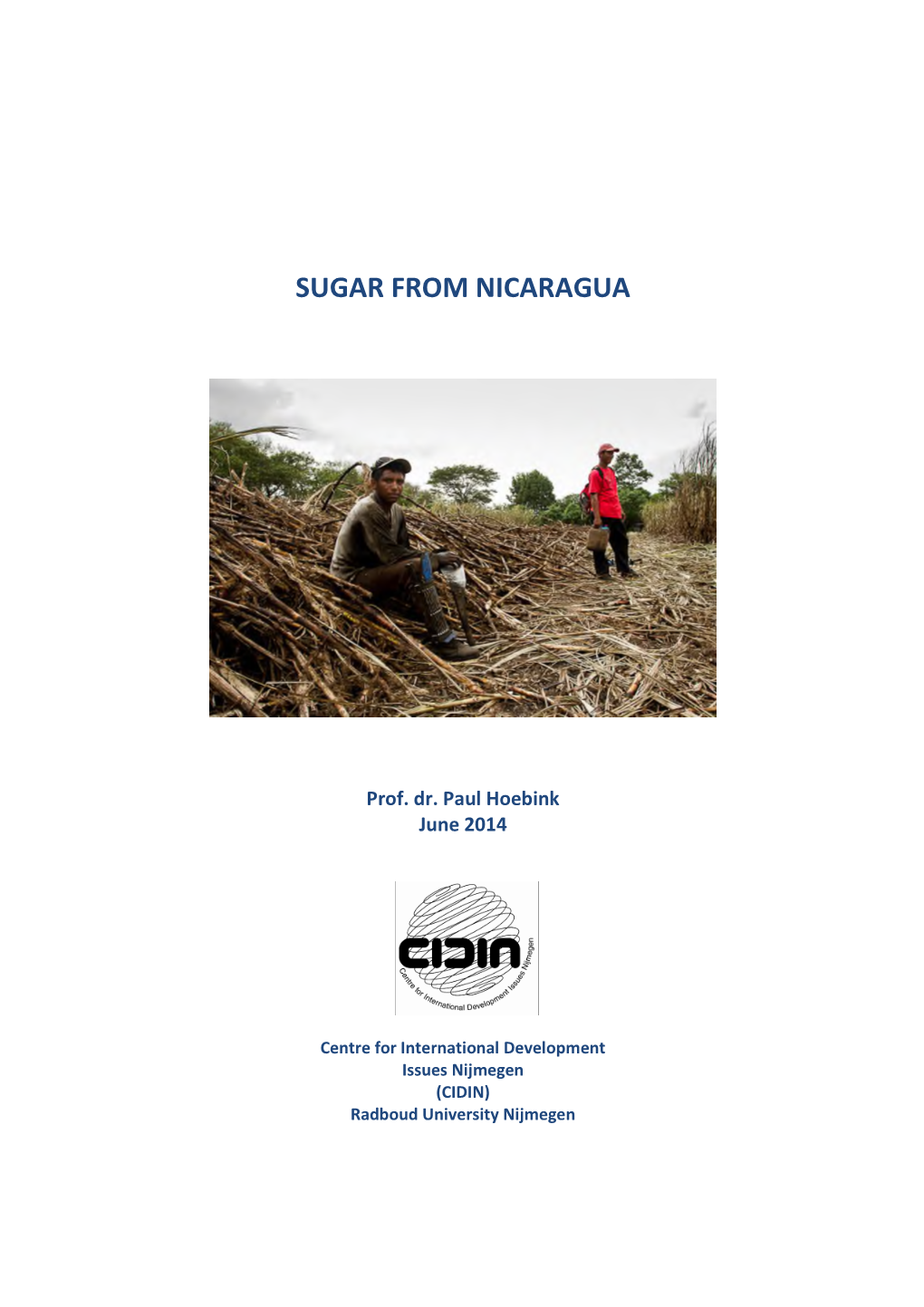 Sugar from Nicaragua