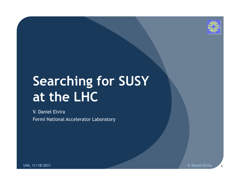 Searching for SUSY at the LHC