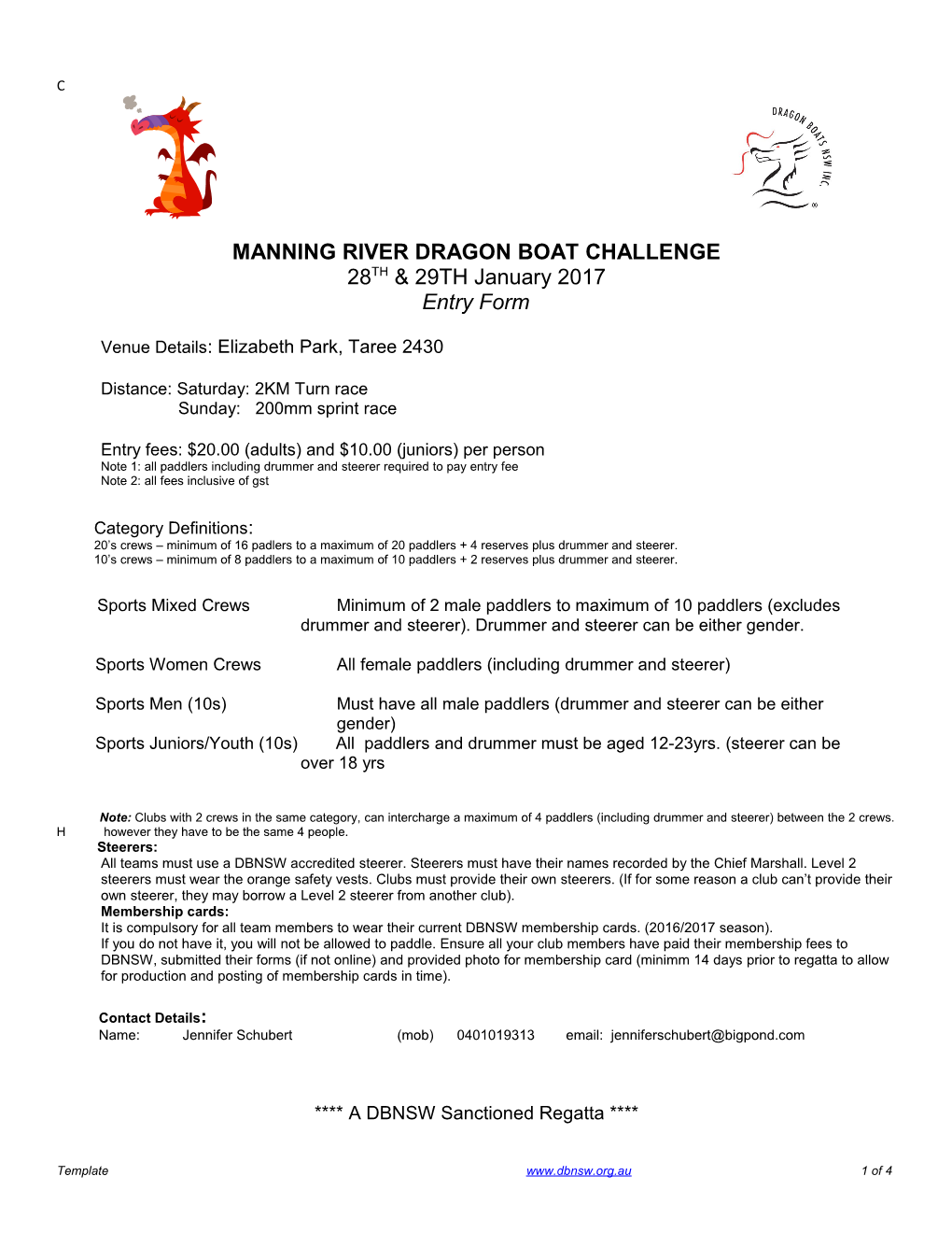 Manning River Dragon Boat Challenge