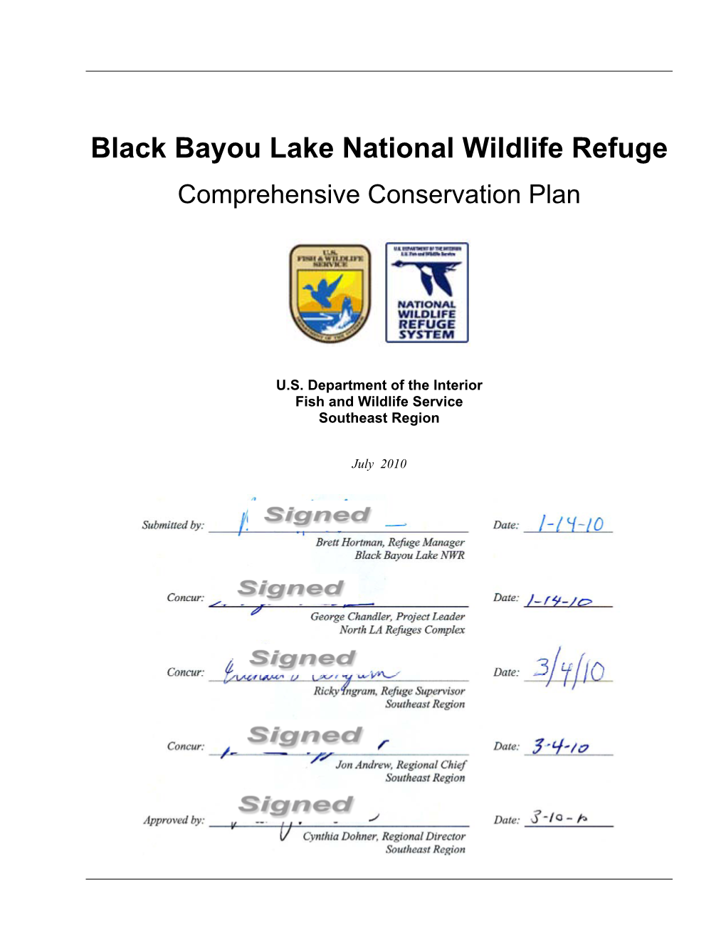 Black Bayou Lake National Wildlife Refuge