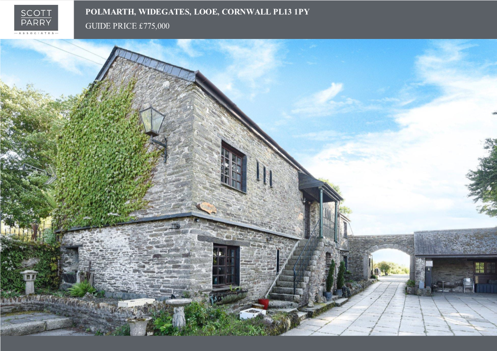 Polmarth, Widegates, Looe, Cornwall Pl13 1Py Guide Price £775,000