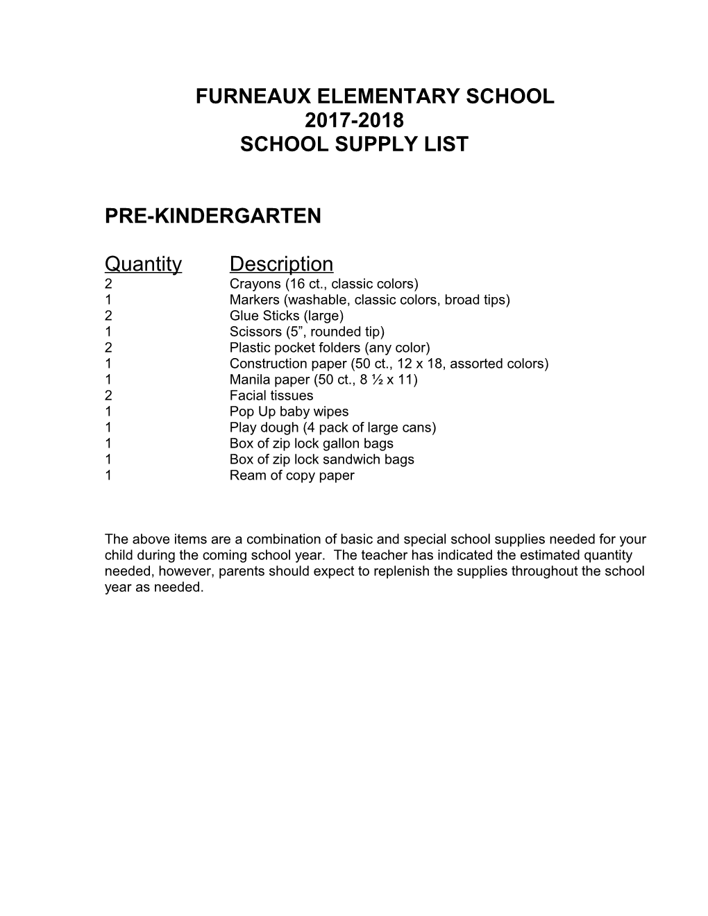 Furneaux Elementary School