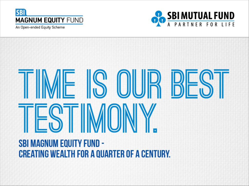 Sbi Magnum Equity Fund